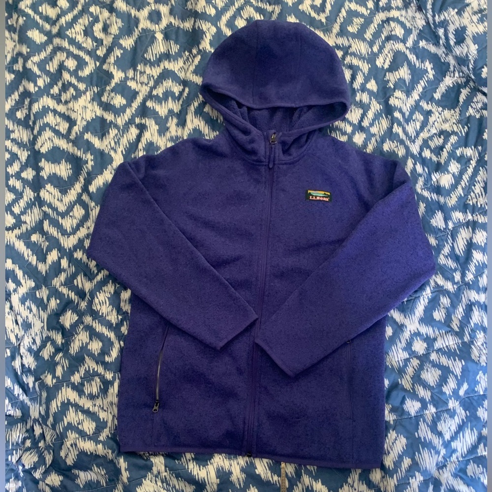 Boys L.L.Bean thick zip up coat